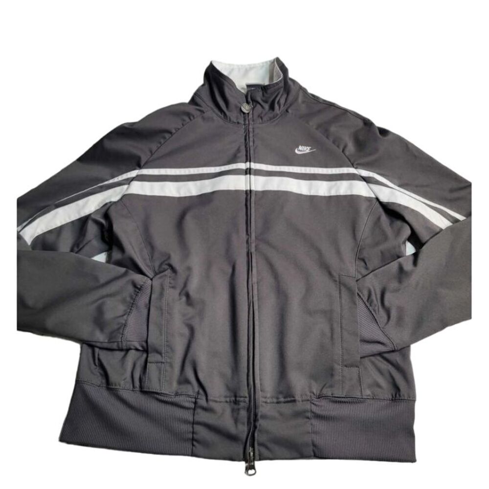 3138 Nike‎ Gray Track Jacket Women's Medium